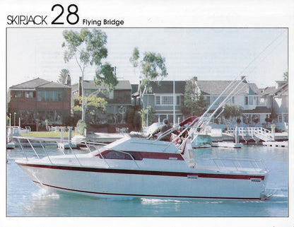 Skipjack 28 Flying Bridge Brochure