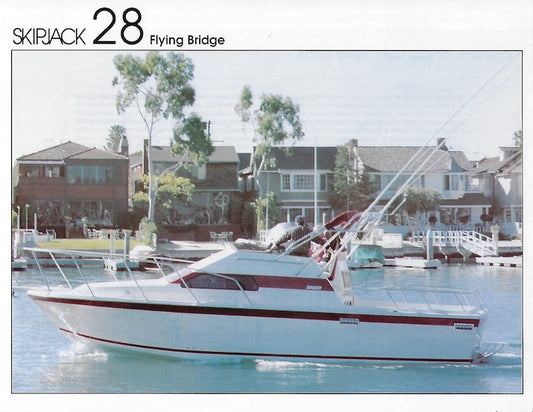 Skipjack 28 Flying Bridge Brochure
