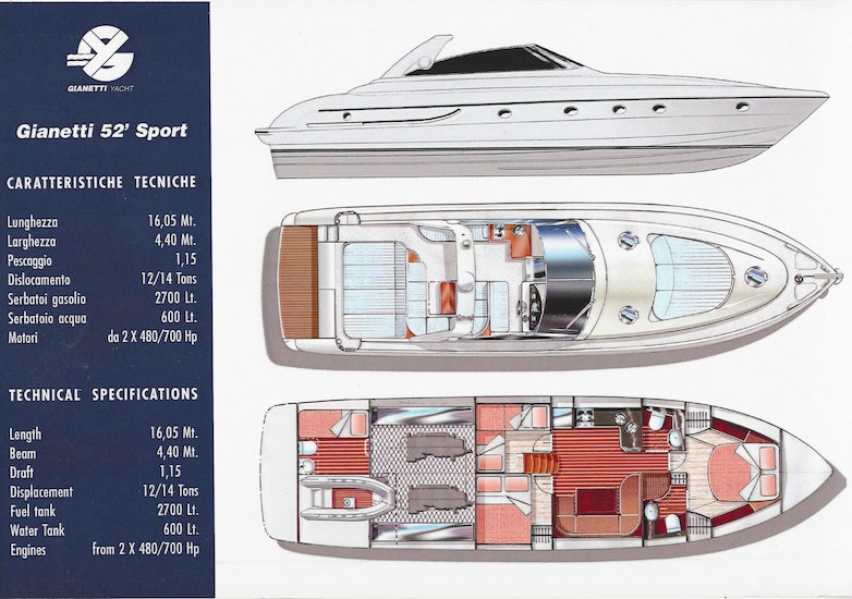 Gianetti 52 Sport Launch Brochure