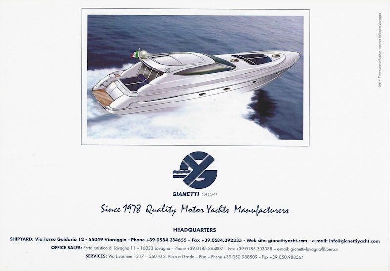 Gianetti 52 Sport Launch Brochure