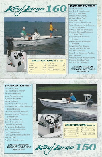 Key Largo 1999 Brochure