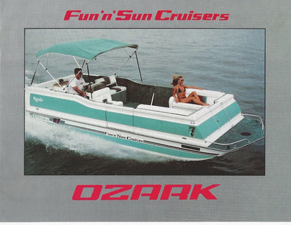 Ozark 1991 Deck Boat Brochure