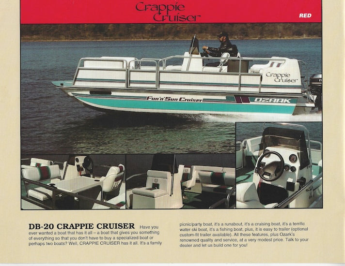 Ozark 1991 Deck Boat Brochure