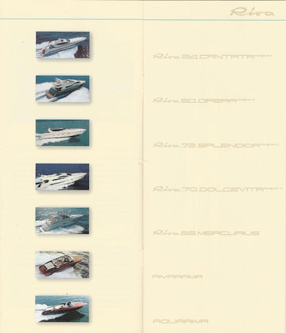 Riva 2003 Brochure