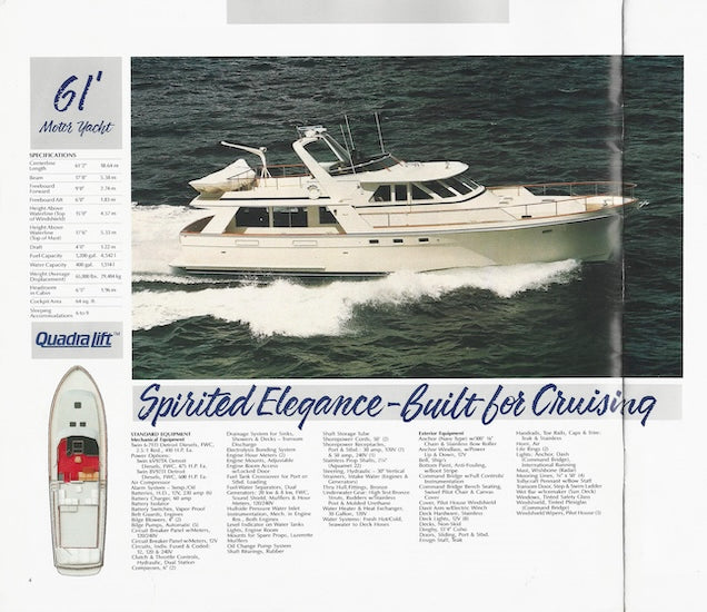 Tollycraft 1987 Brochure