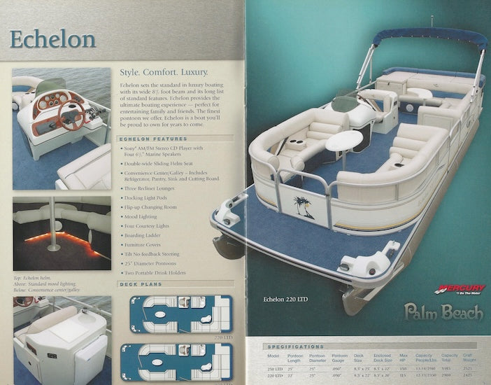 Palm Beach 2003 Pontoon Brochure