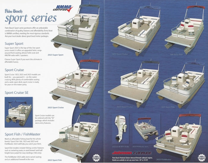 Palm Beach 2003 Sport Series Pontoon Brochure