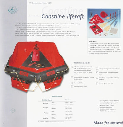 Avon 2002 Lifeboats Brochure