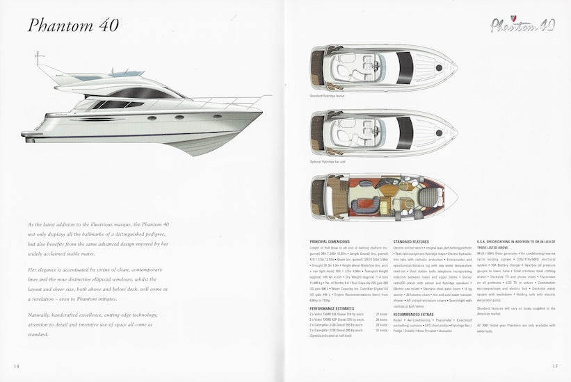 Fairline 2003 Abbreviated Brochure
