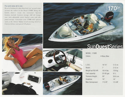 Doral 2003 Sport Boats Brochure