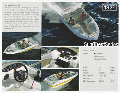 Doral 2003 Sport Boats Brochure