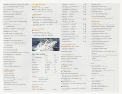 Doral 2003 Express Cruisers Brochure
