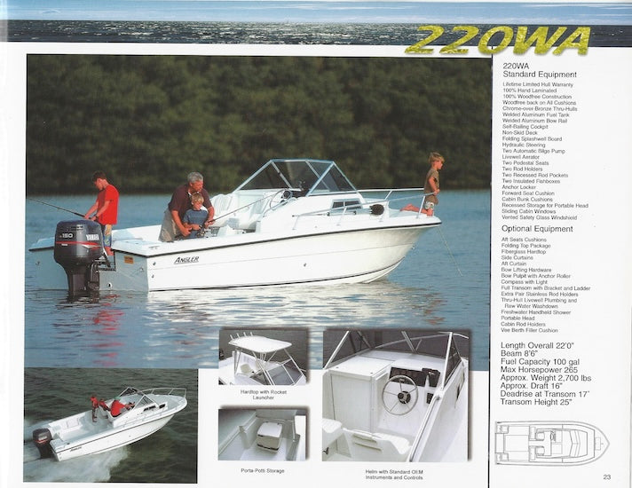 Angler 2003 Brochure