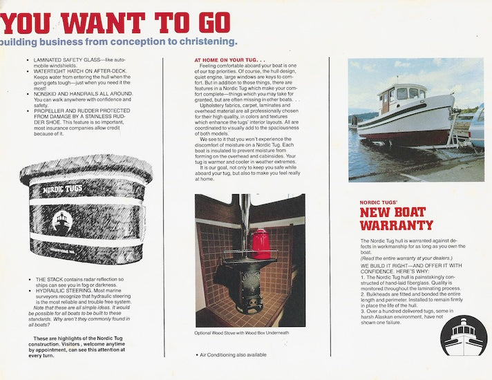 Nordic Tugs 1985 Brochure
