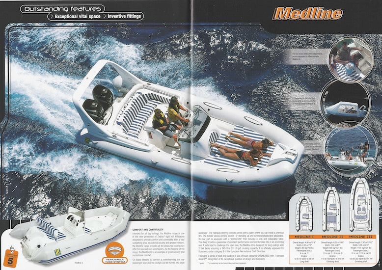 Zodiac 2003 RIBs Brochure