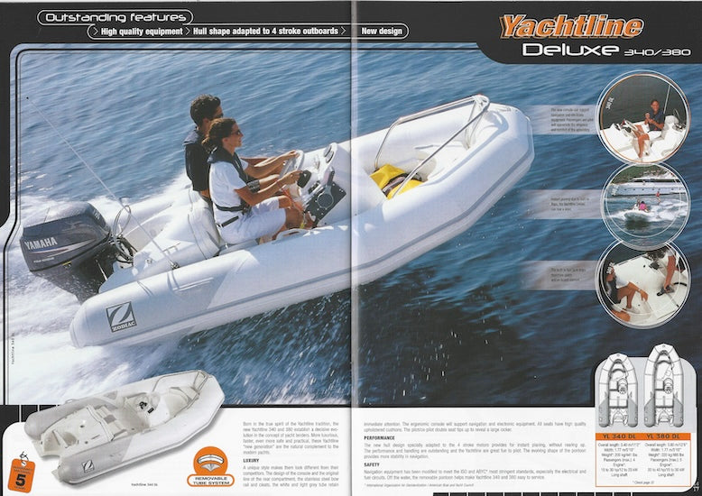 Zodiac 2003 RIBs Brochure