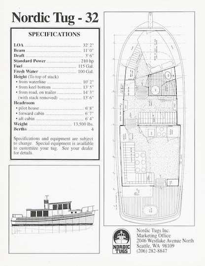Nordic Tugs 32 Brochure