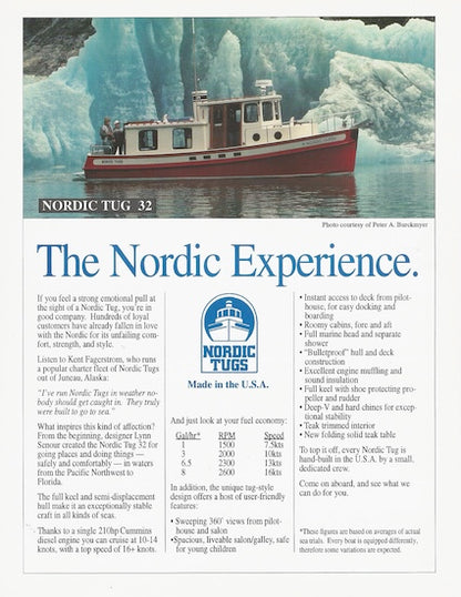 Nordic Tugs 32 Brochure