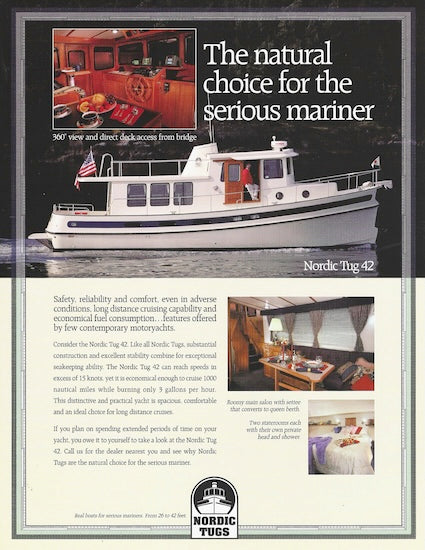 Nordic Tugs 42 Brochure