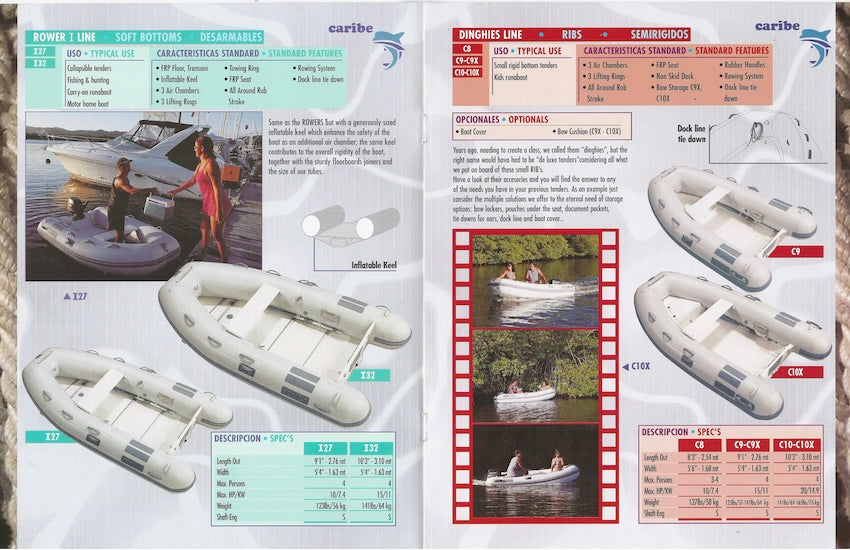 Caribe 2003 Inflatables Brochure