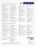 Carver 500 Cockpit Motoryacht Specification Brochure