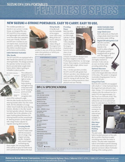 Suzuki DF4/DF6 Brochure