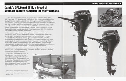 Suzuki DF9.9/DF15 Product Information Brochure