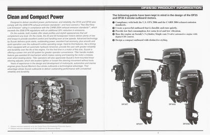 Suzuki DF25/DF30 Product Information Brochure