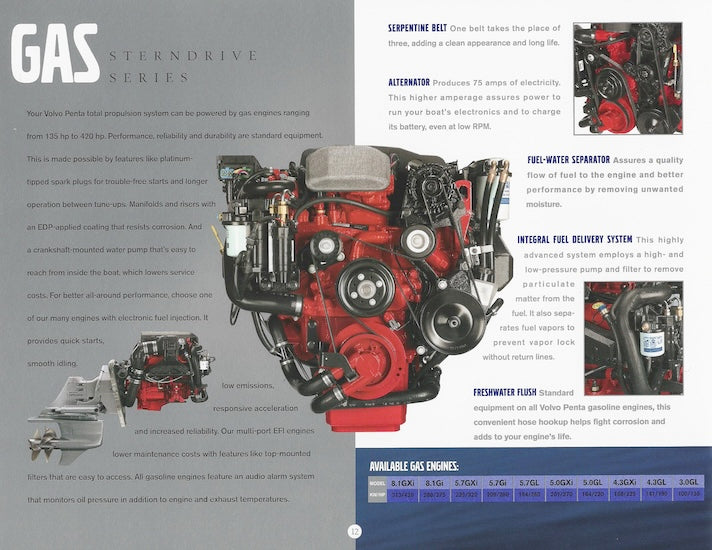 Volvo 2003 Stern Drive Brochure