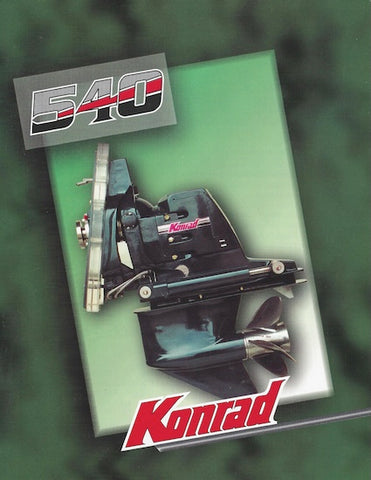 Konrad 540 Stern Drive Engine Brochure