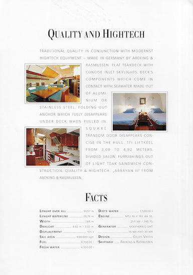 Abeking & Rasmussen Welcome Aboard Brochure