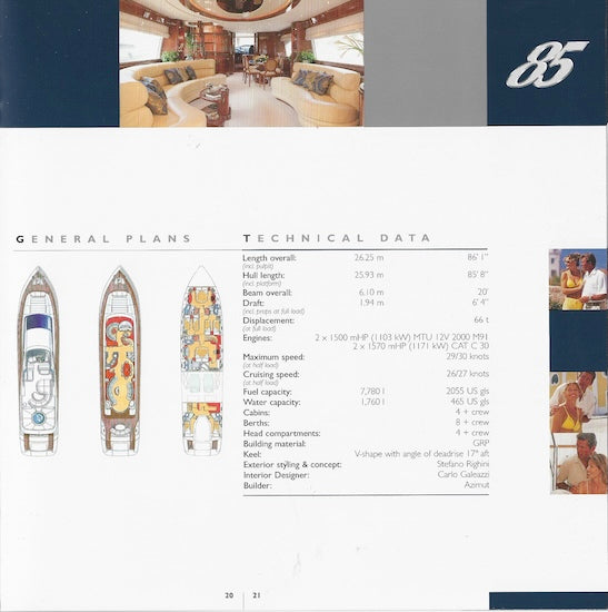 Azimut 2002 / 2003 Brochure