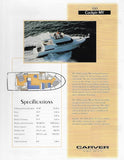 Carver 430 Cockpit Motor Yacht Specification Brochure