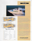 Carver 455 Aft Cabin Motor Yacht Specification Brochure