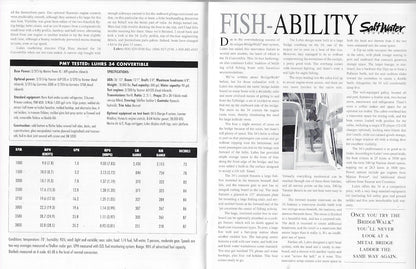 Luhrs 34 Convertible Magazine Reprint Brochure