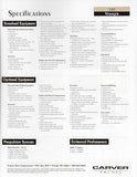 Carver 530 Voyageur Specification Brochure