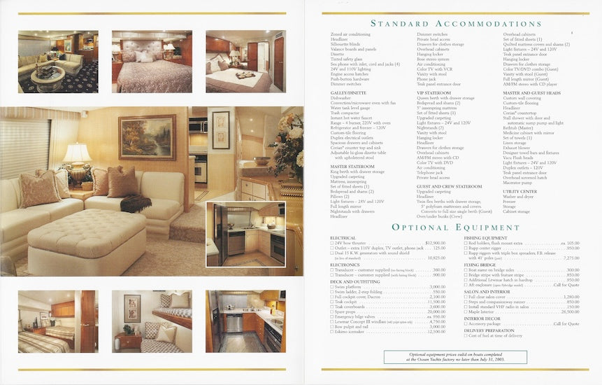 Ocean 70 Super Sport Brochure