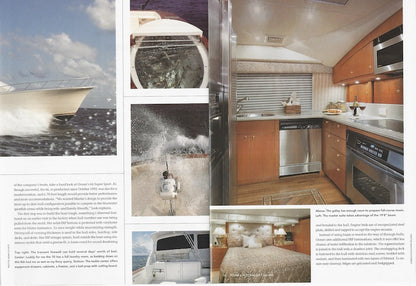 Ocean 70 Super Sport Power & Motoroyacht Magazine Reprint Brochure