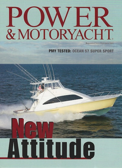 Ocean 57 Super Sport Power & Motoryacht Magazine Reprint Brochure