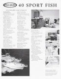 Ocean 40 Sport Fish Specification Brochure