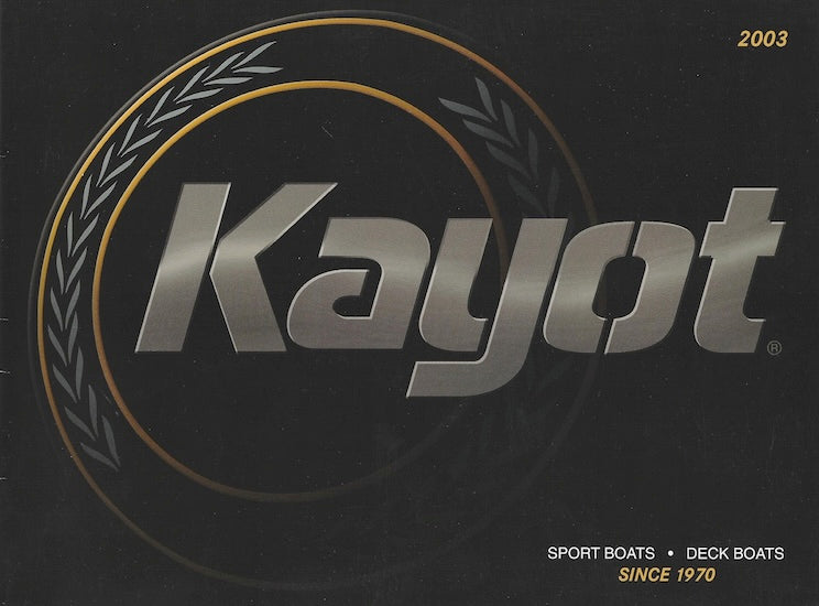 Kayot 2003 Brochure
