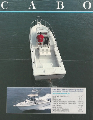 Cabo 256/266 CuddyCon Brochure