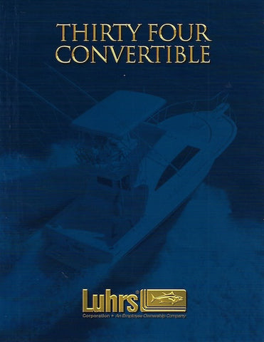 Luhrs 34 Convertible Brochure
