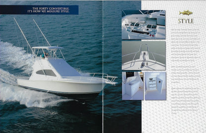 Luhrs 40 Convertible Brochure