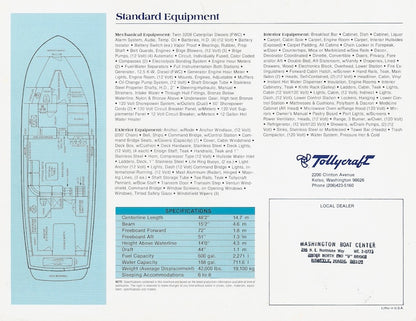 Tollycraft 48 Motor Yacht Brochure