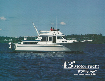 Tollycraft 43 Motor Yacht Brochure
