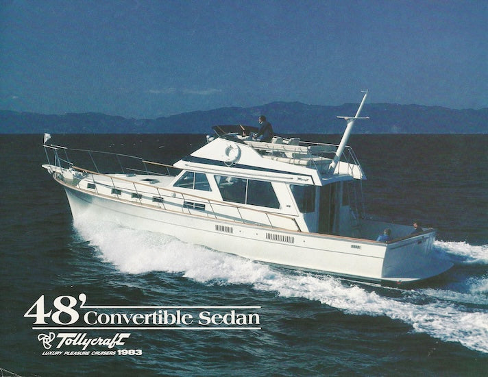 Tollycraft 48 Convertible Sedan Brochure