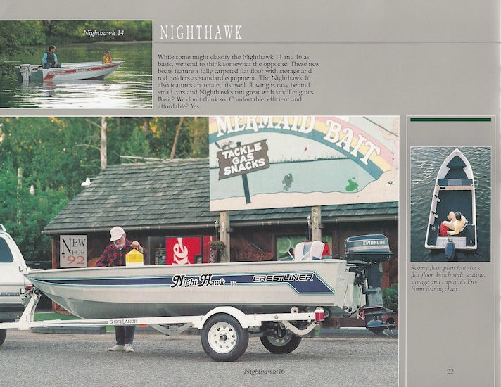 Crestliner 1992 Brochure