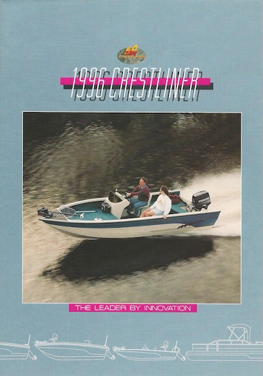 Crestliner 1996 Poster Brochure