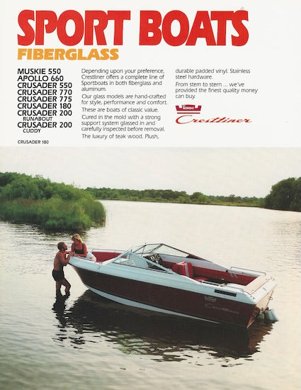 Crestliner 1983 Brochure Package